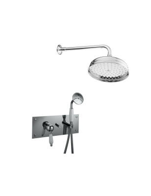 Shower In Solid Brass  - 6022 Wall Mounted Venice | Bellistri ApS