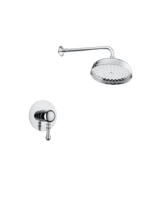 Shower In Solid Brass  - 6021 Wall Mounted Florence | Bellistri ApS