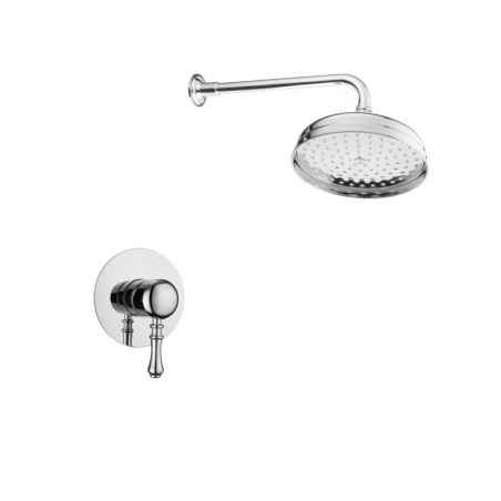 Shower In Solid Brass  - 6021 Wall Mounted Florence | Bellistri ApS