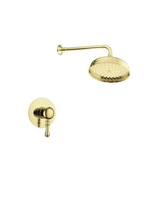 Shower In Solid Brass  - 6021 Wall Mounted Florence | Bellistri ApS