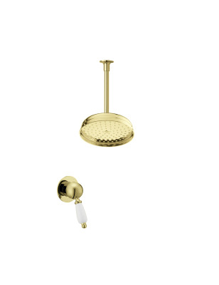 Shower In Solid Brass  - 6021 Loft Mounted Venice | Bellistri ApS