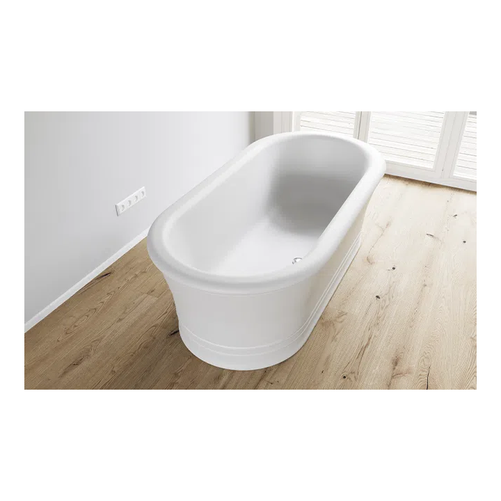 Badekar i Kvarts – Viktoriansk | Fritstående Badekar i Massivt Materiale med Tidløs Elegance