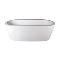 Badekar i kvarts – Perth | Fritstående dobbeltende badekar i massiv overflade