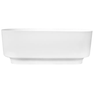 Badekar i Kvarts – Maasai | Fritstående Badekar i Fast Overflade med Skulpturel Base