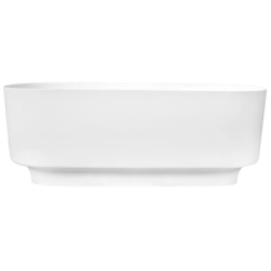 Badekar i Kvarts – Maasai | Fritstående Badekar i Fast Overflade med Skulpturel Base