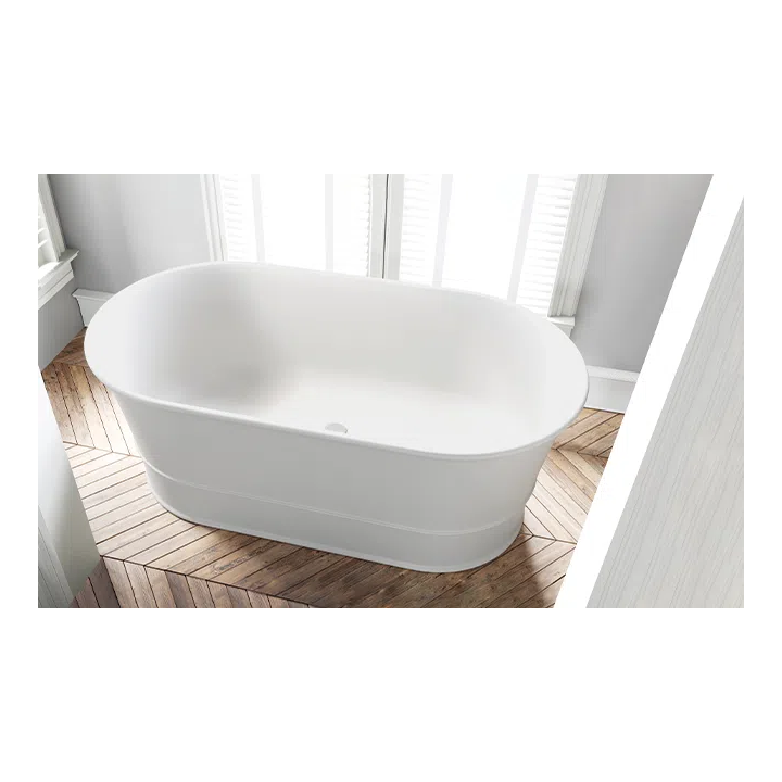 Badekar i Kvarts – Julia | Fritstående Badekar i Massivt Materiale