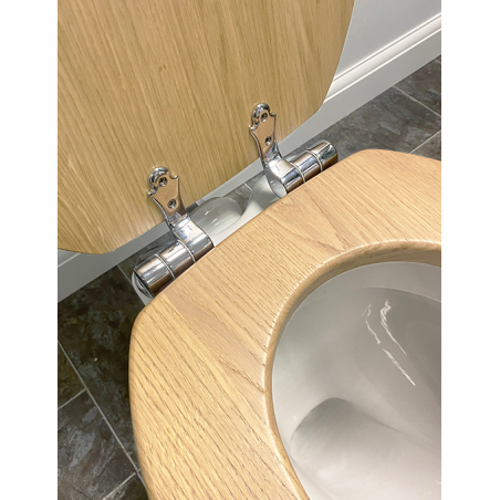 Silverdale toiletsæde i træ – Soft-Close