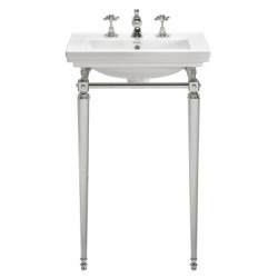 Håndvask på stel Astoria Deco´ Lille | Kompakt klassisk konsolvask i krom, messing, nikkel, bronze, kobber & guld