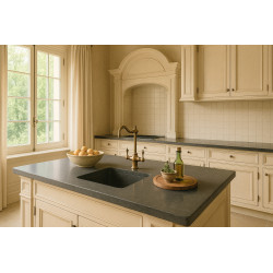 Etna Lavasten Bordplade 3 cm – Levigata Sleben, Fremstillet på Sicilien