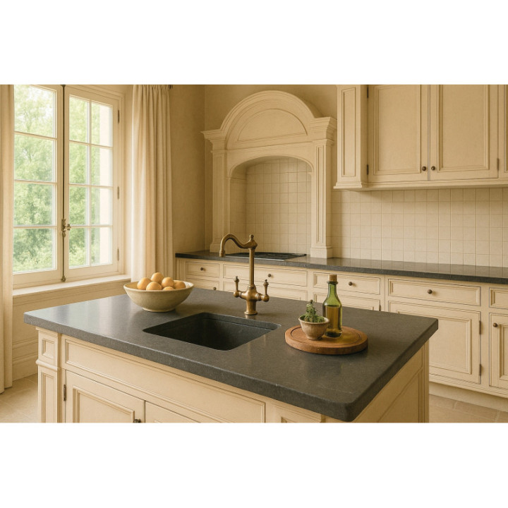 Etna Lavasten Bordplade 3 cm – Levigata Sleben, Fremstillet på Sicilien