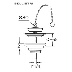 Afløb & Prop 1"1/4 | Vintage- & Moderne Finish