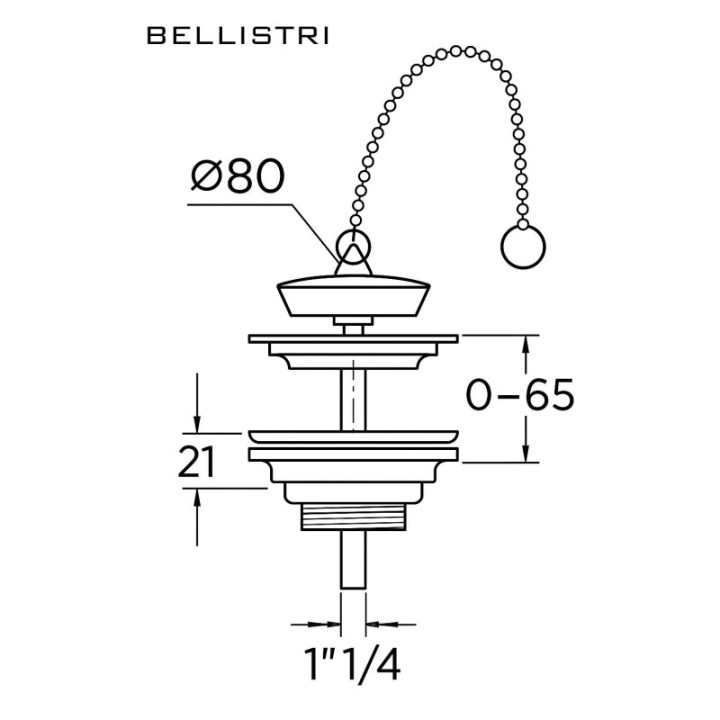 Afløb & Prop 1"1/4 | Vintage- & Moderne Finish