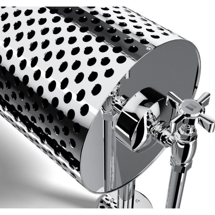 Milwaukee Radiator – gulvstående design i chrome