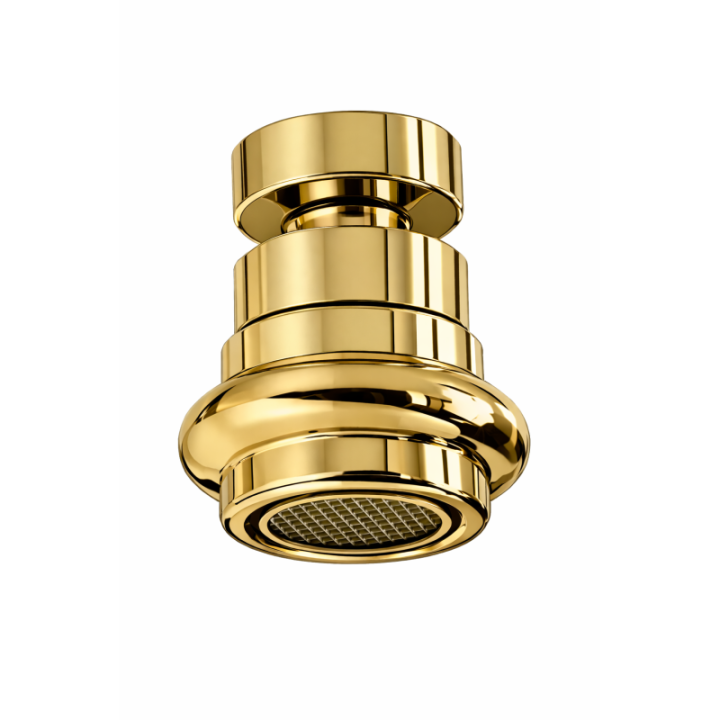 Klassisk perlator med kugleled i massiv messing