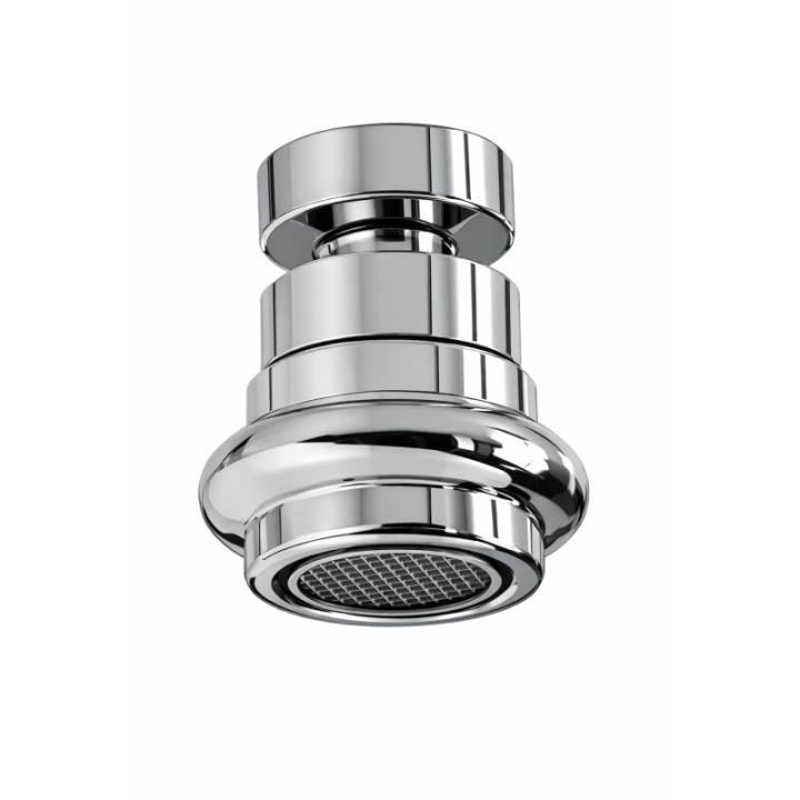 Klassisk perlator med kugleled i massiv messing