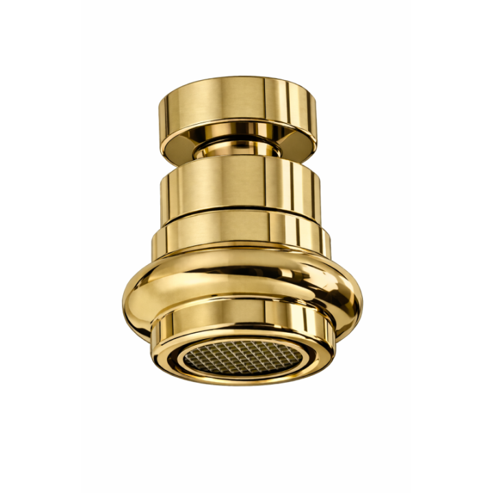 Klassisk perlator med kugleled i massiv messing