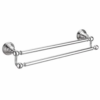 Canova Dobbelt Håndklædestang 60 cm CA217 | Dobbelt Skinne