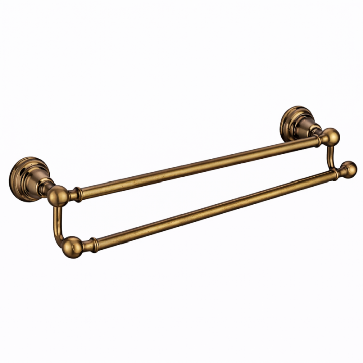 Canova Dobbelt Håndklædestang 60 cm CA217 | Dobbelt Skinne