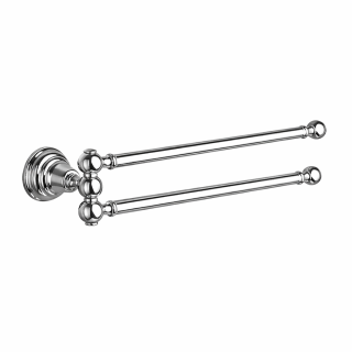 Canova Håndklædestang 40 cm CA214 | Drejelig Dobbelt Håndklædeholder