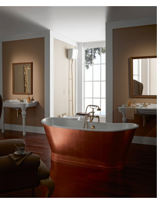 Bathtub - Epoque in solid copper
