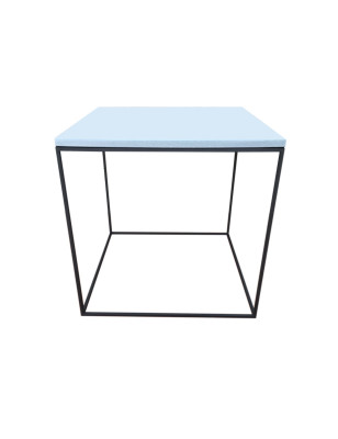 Sofa Table Etna In Glazed Lava Stone 50x50x50